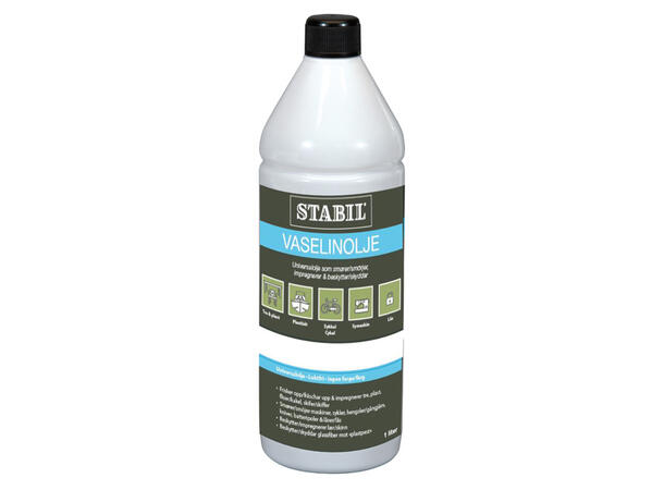 Stabil Vaselinolje - 1 Liter Flaske - Universalolje 